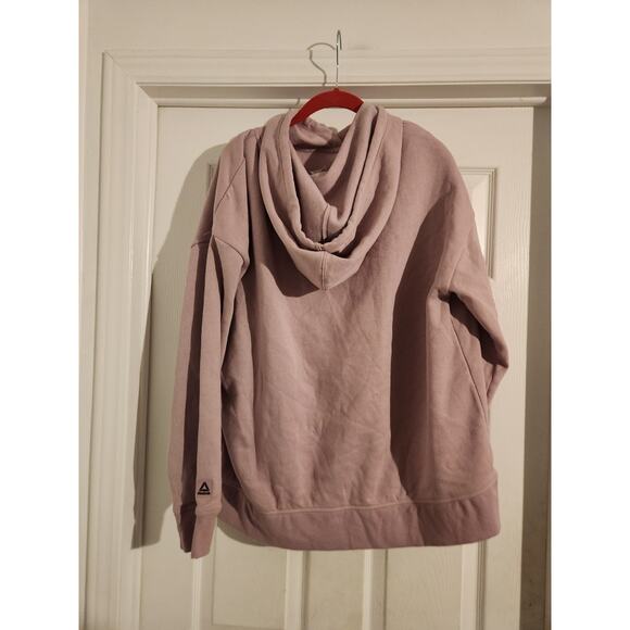Reebok Women's Hoodie Lavendar XXL Front Zipper Pocket - Picture 2 of 3